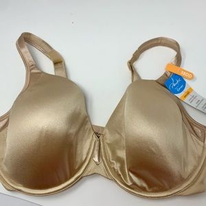 Playtex Love My Curves Bra Size 38DD Beige US4848